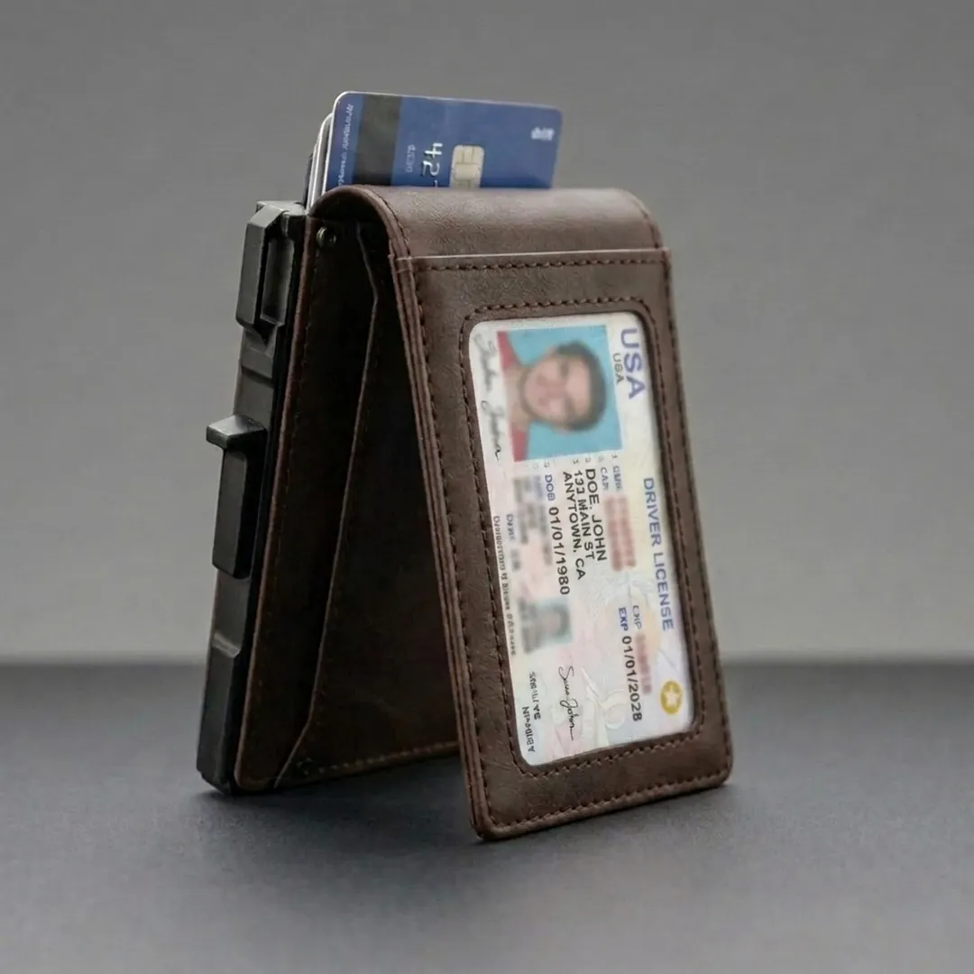 Adersene MagVault&reg; Minimalist Wallet - Maximum Capacity. Minimal Footprint.