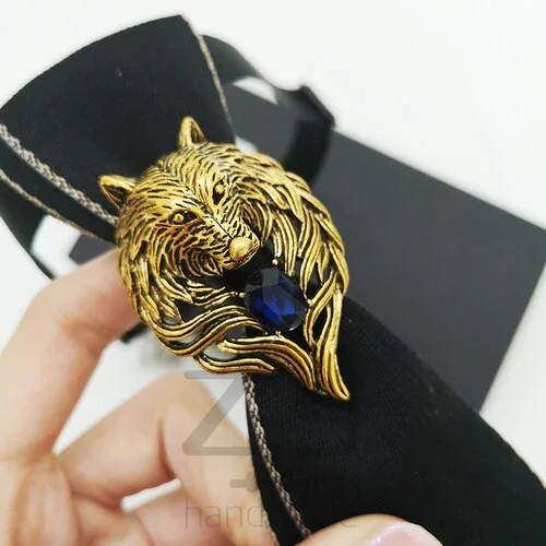 New Small Tie Men's and Women's Professional Dress Shirt Bow Tie Adult Children Accessories Luxury Rhinestone Bowtie 22CM / 28CM