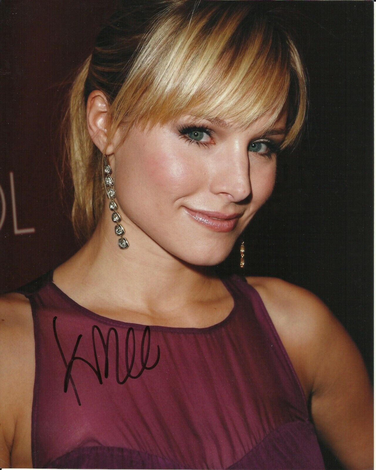 KRISTEN BELL SIGNED SEXY Photo Poster painting UACC REG 242 FILM AUTOGRAPHS (9)