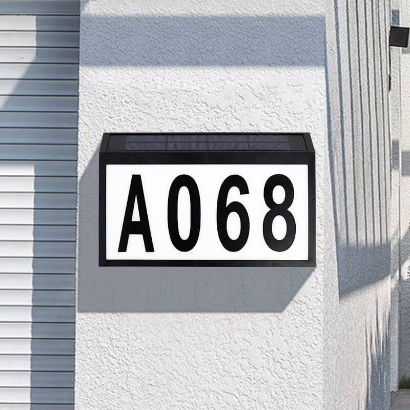 Solar Wall Mounted Door Sign Light