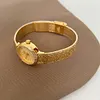 IEKE Vintage Style Gold Round Fashionable French Retro Watch 