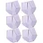 Akayes 6Pcs/set Seamless Panties Women Invisible Briefs Female Underpants Ultra-thin Silky Underwear High Waist Panties Lingerie
