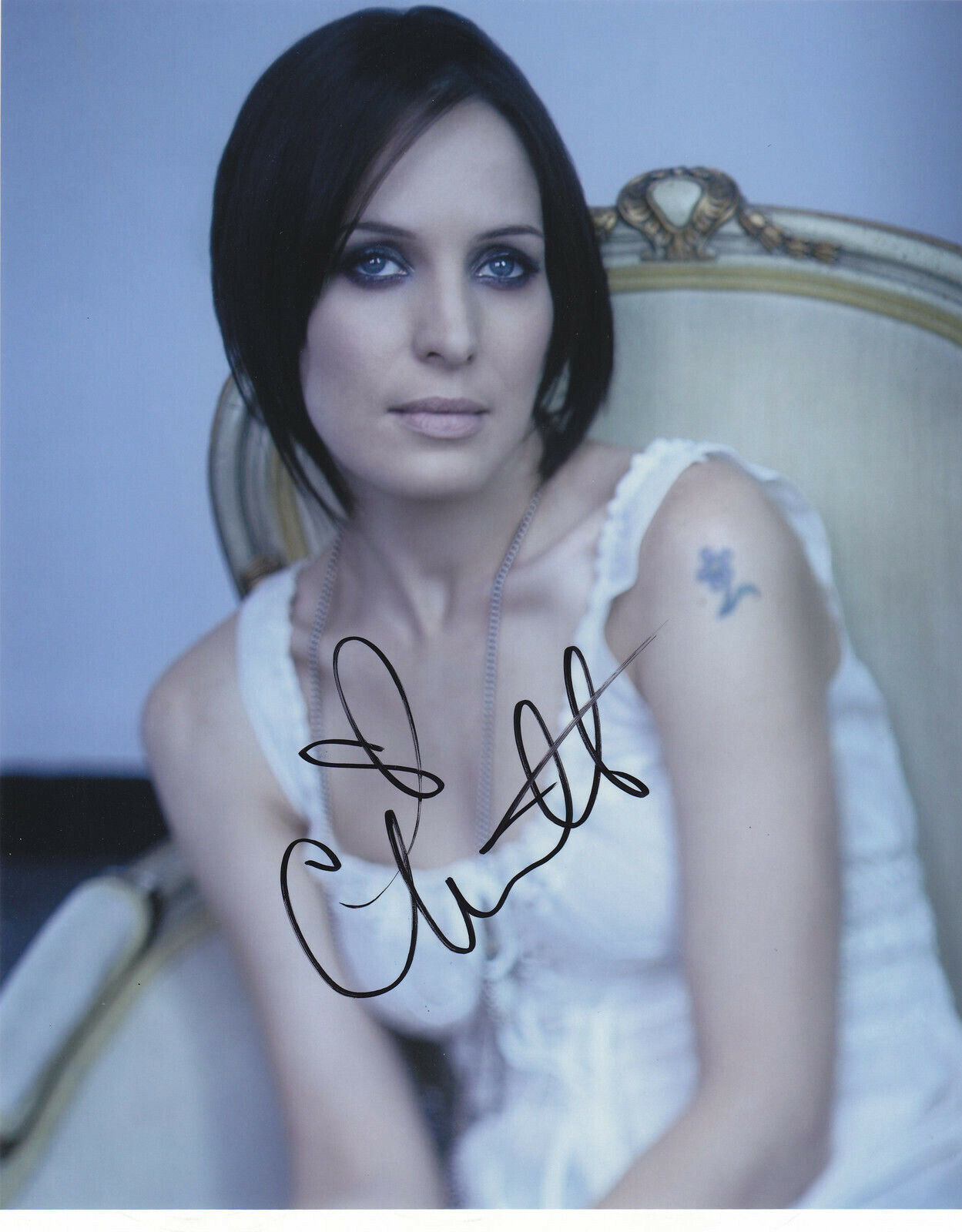 Chantal Kreviazuk SIGNED AUTOGRAPHED 8X10 Photo Poster painting LEAVING ON A JET PLANE PROOF #3