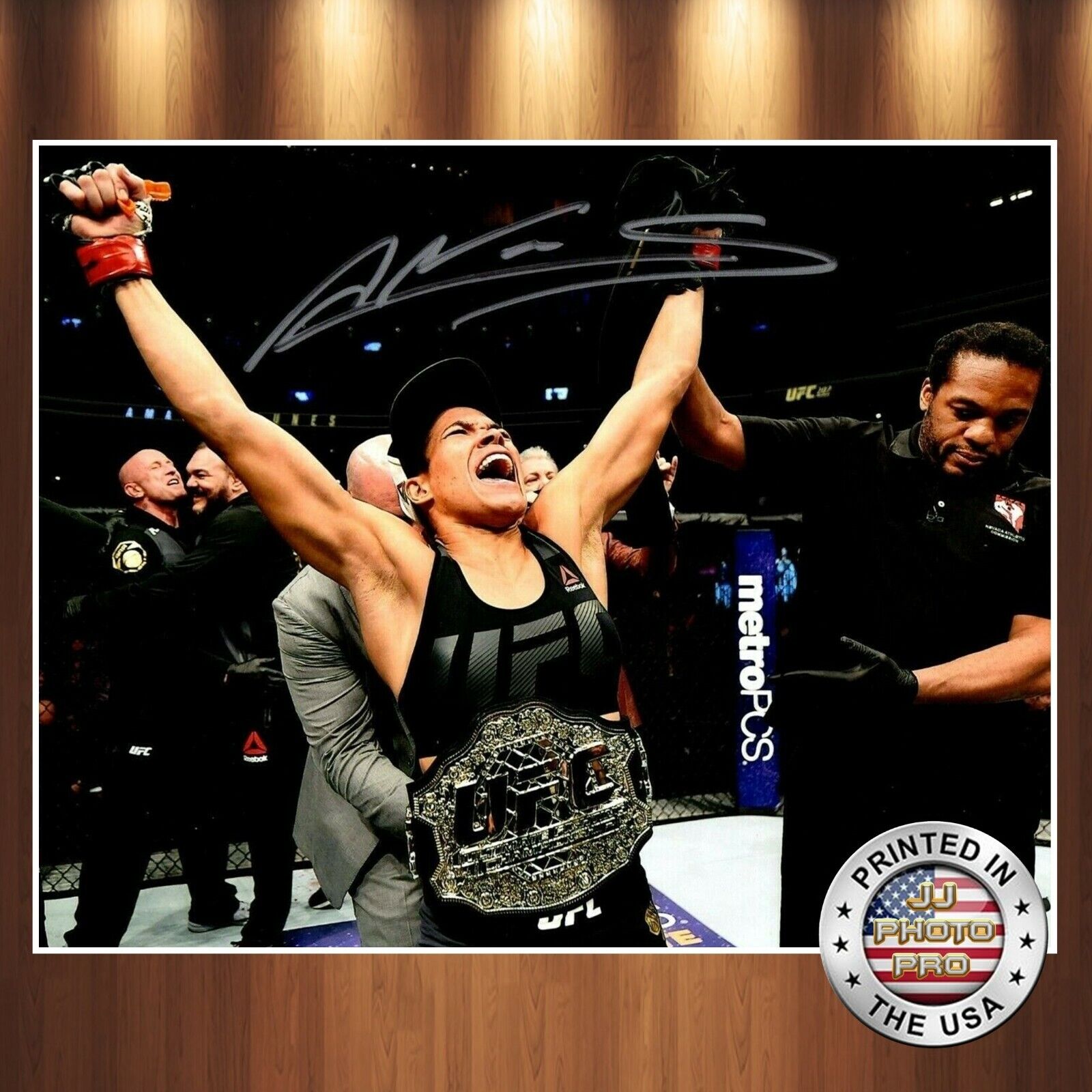 Amanda Nunes Autographed Signed 8x10 Photo Poster painting (UFC) REPRINT