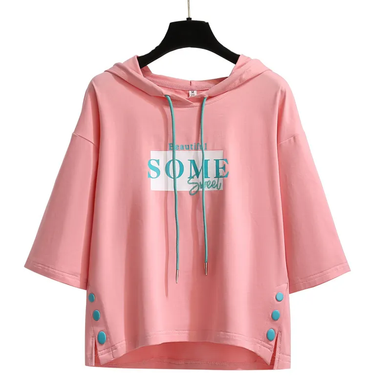 Uveng Uveng Summer New Sunscreen Hat Short-Sleeve T-Shirt Female Students Korean Clothes Women's Bagtop Women's Clothing