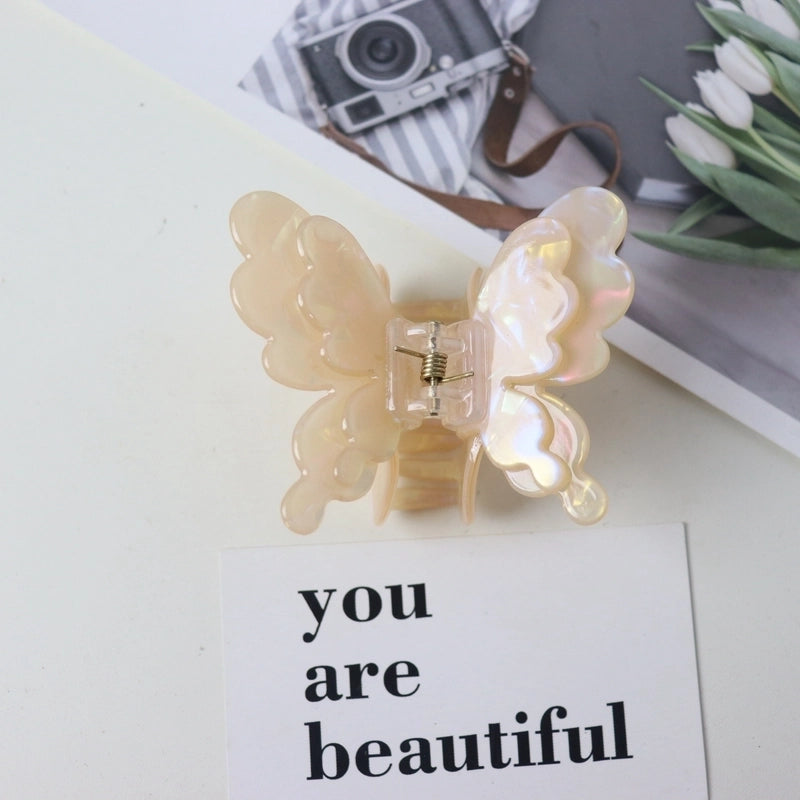 Women’s Minimalist Butterfly Acetic Acid Sheets Handmade Hair Claws