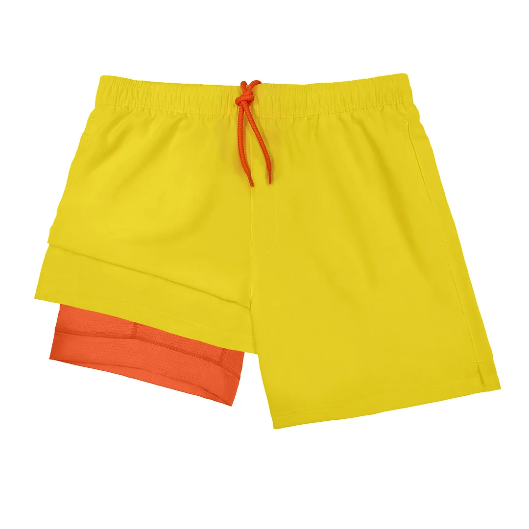 Lemon Jaffa (Breathable Lined Workout Shorts)