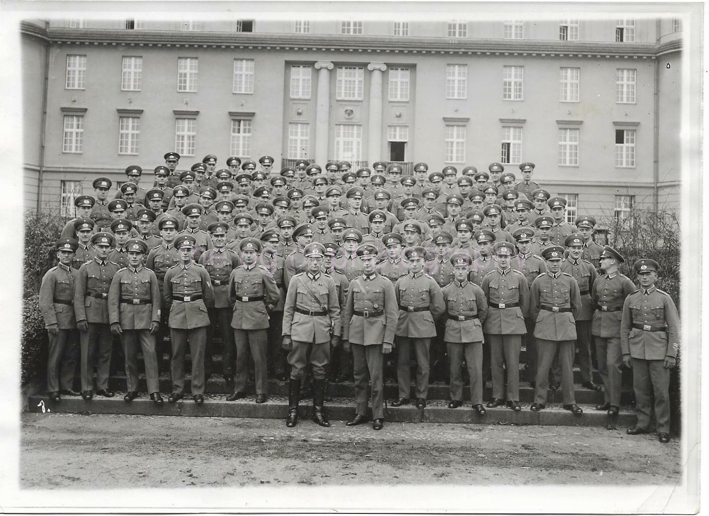 Military Men 5 x 7 FOUND Photo Poster paintingGRAPH Vintage B + W GROUP PORTRAIT Original 02 8 E