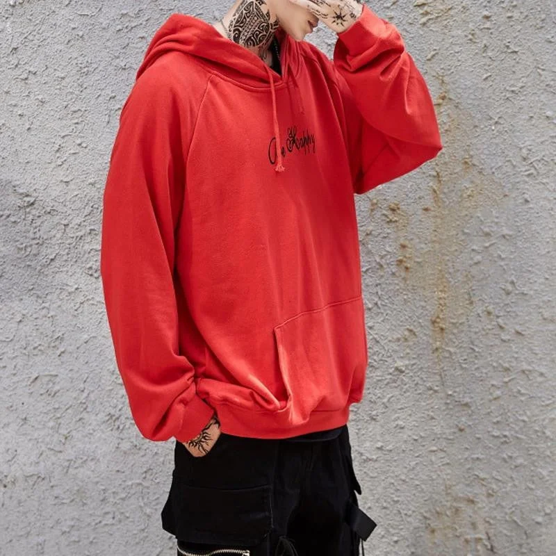 2021 Women Smile Printied Hoodies Hip Hop Patchwork Couple Pullovers Korean Fashion Loose Long Sleeve Casual Sweatshirts