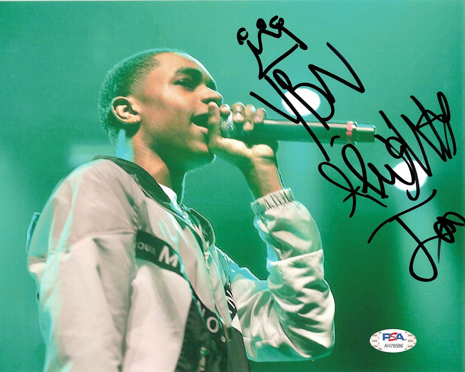 YBN Almighty J signed 8x10 Photo Poster painting PSA/DNA Autographed Rapper