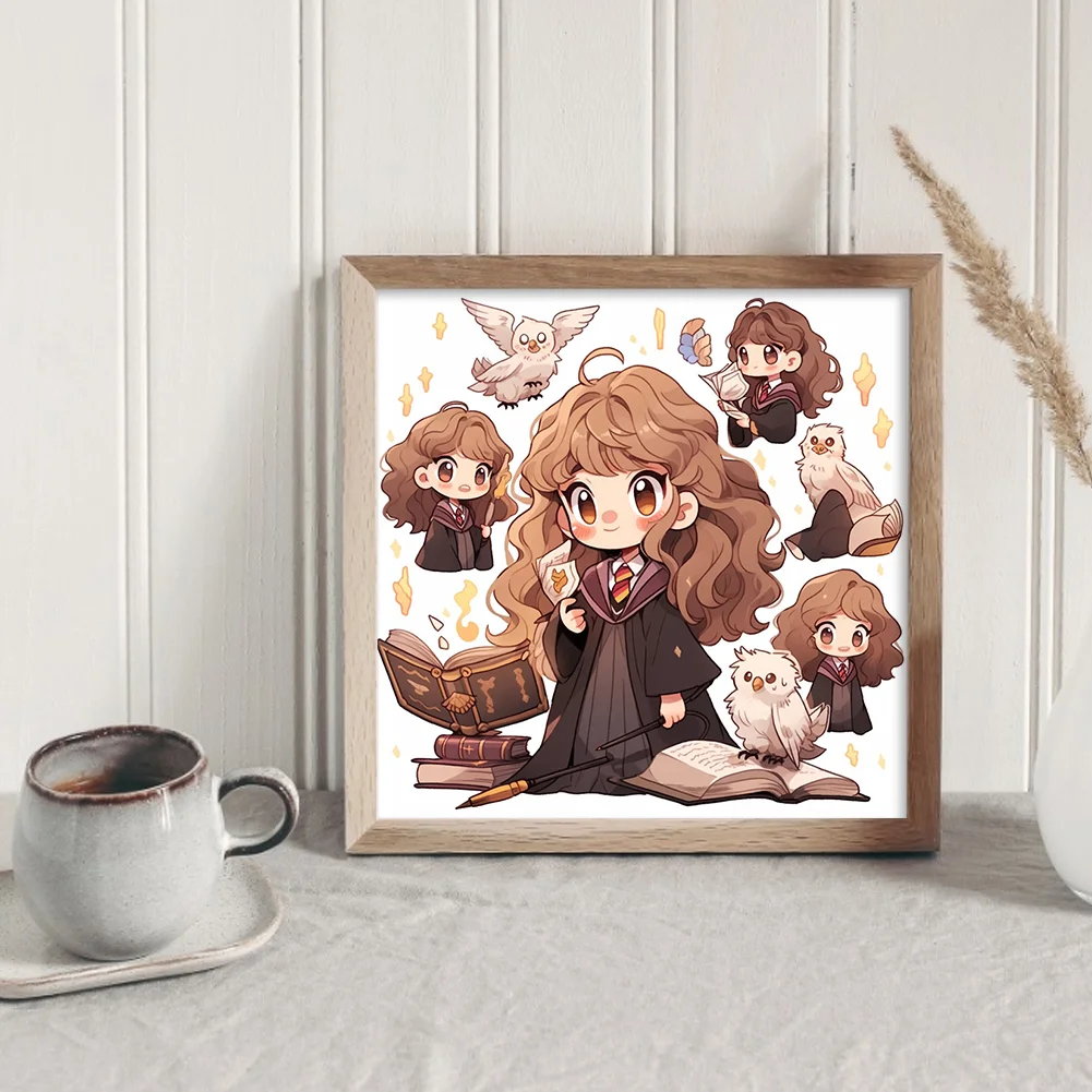 Diamond Painting - Full Round Drill - Hermione Granger(Canvas|40*40cm)