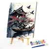 Watercolor Architecture-Paint by Numbers Acrylic Painting 30*40CM(Watercolor)