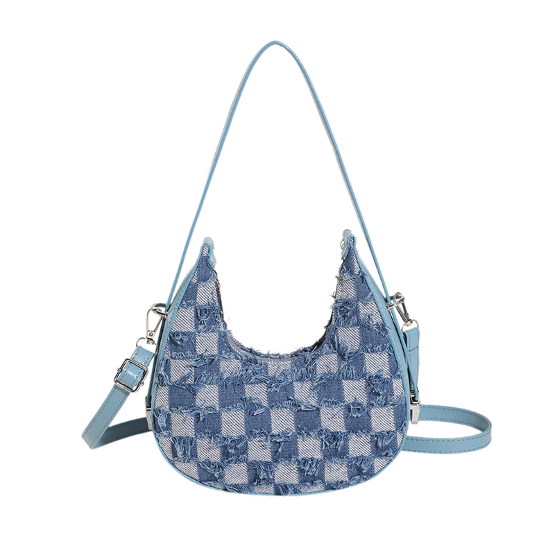 Women’s All Seasons Denim Elegant Shoulder Bag Underarm Bag