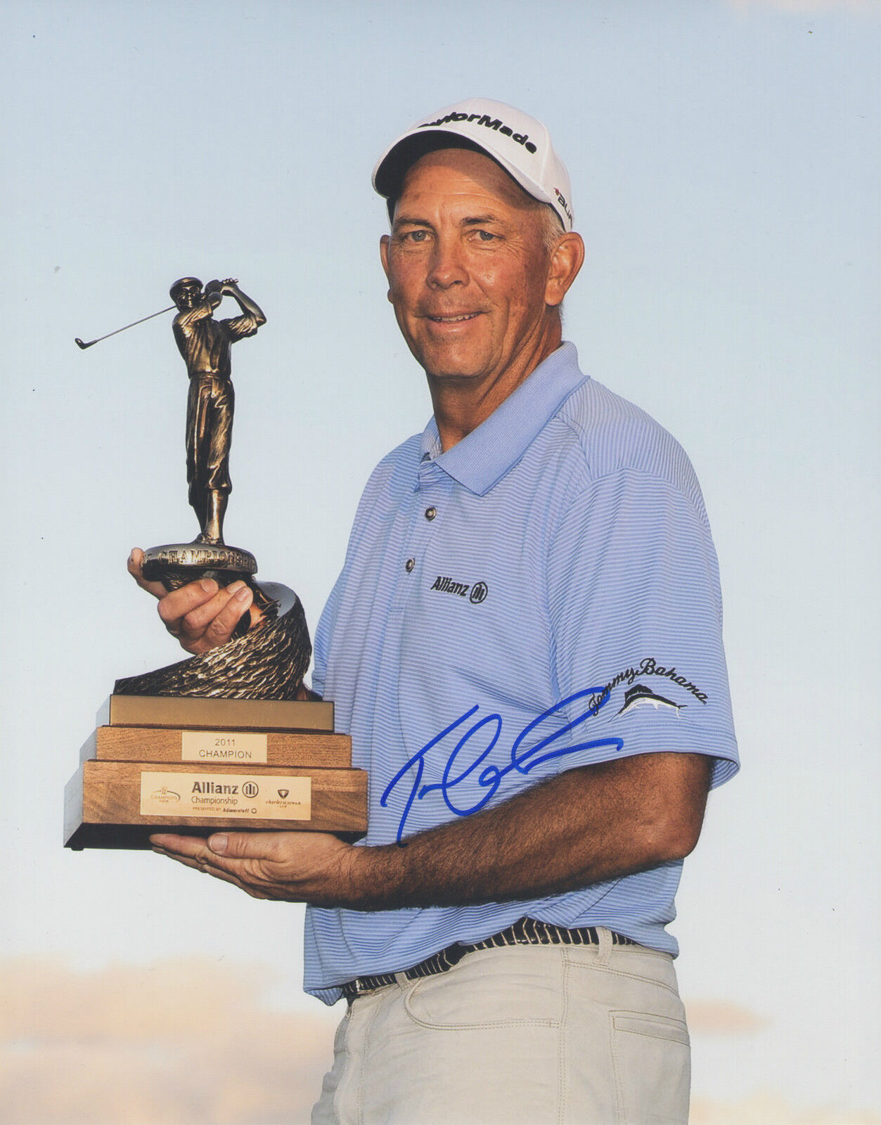 Tom Lehman *PGA Champion* Signed Autograph 8x10 Photo Poster painting T4 COA GFA