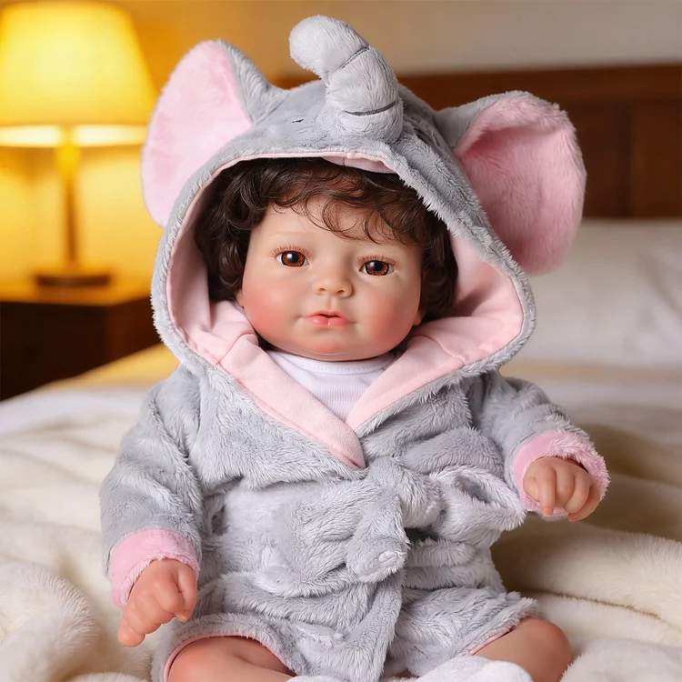 Babeside Quiet Reborn Baby Soren 17" Older Girl Warm Emotional Warmth