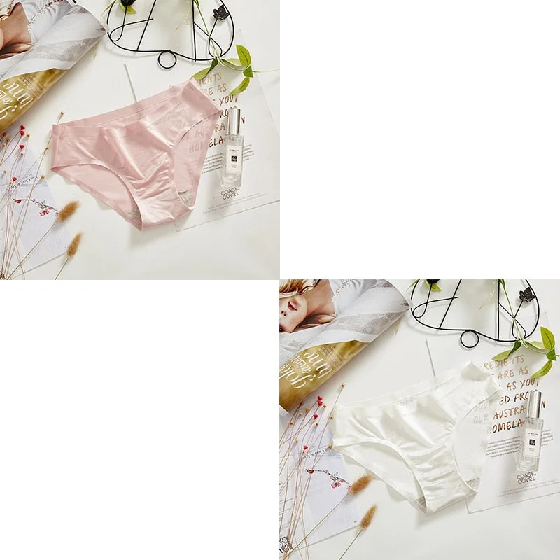 2 Pcs Sports Seamless Panties Woman Underwear Seamless Female Briefs Lingerie For Woman Underwear Wholesale New 2021 BANNIROU