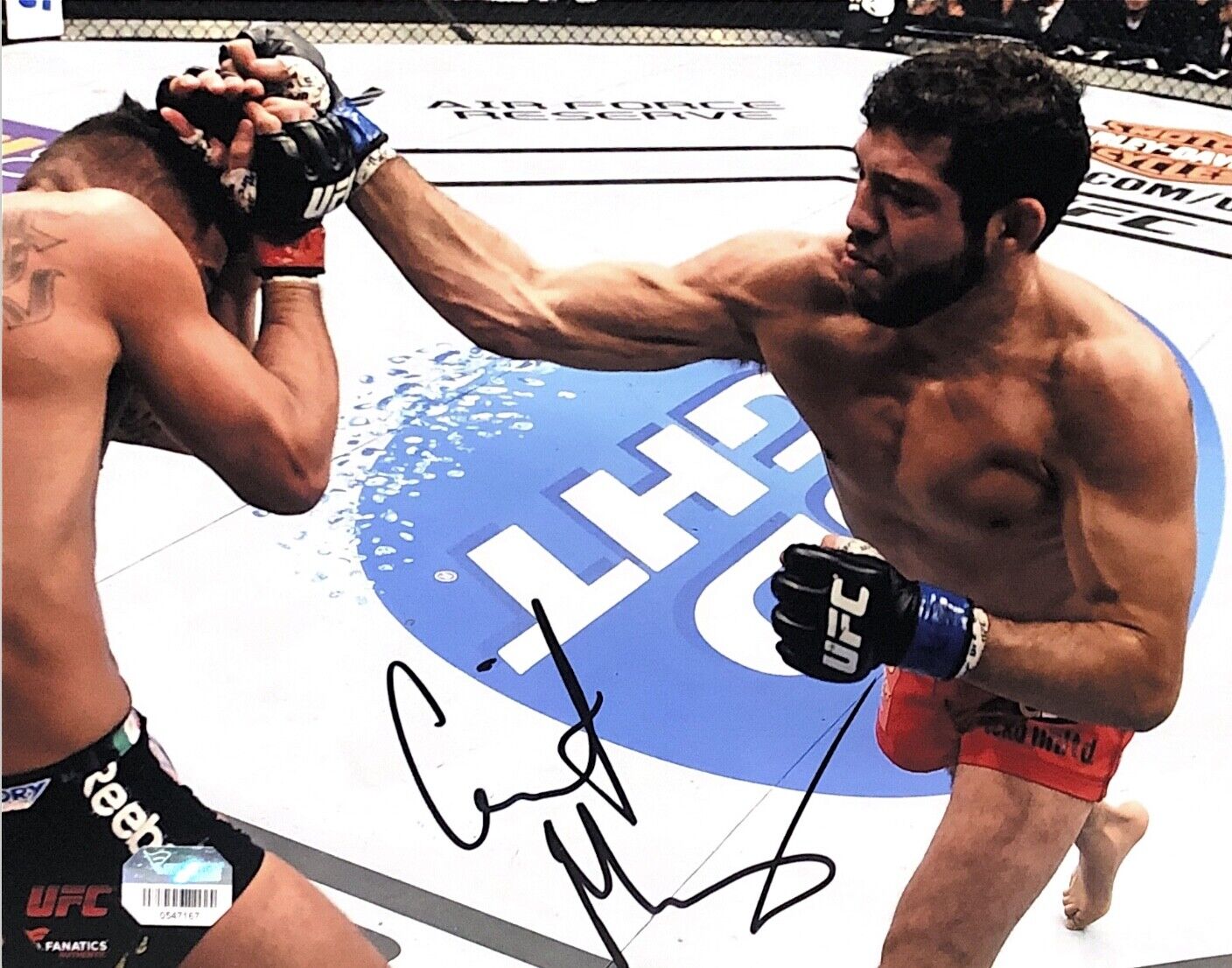 GILBERT MELENDEZ HAND SIGNED AUTOGRAPHED 8X10 UFC MMA Photo Poster painting WITH FANATICS COA 1