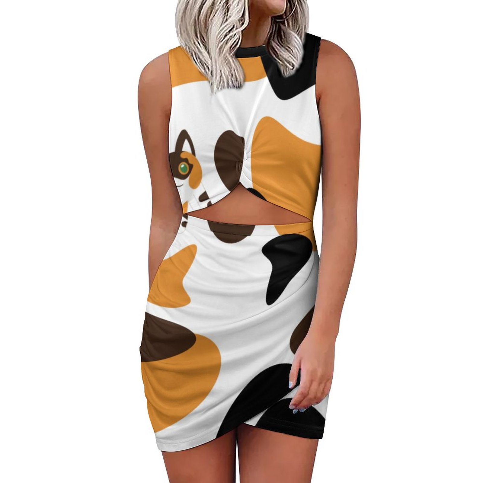 slim fit dress slacks 246 Calico Day Dress main image 1