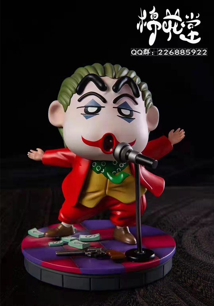 Joker Cosplay Nohara Shinnosuke - DC Crayon Shin-chan Resin Statue - MianHuaTang Studios [Pre-Order]-shopify