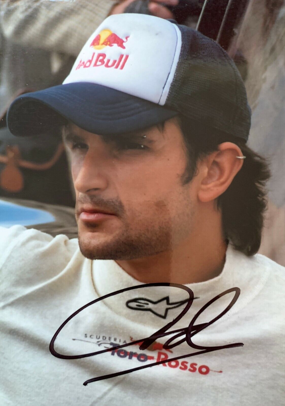 Vitantonio Liuzzi Hand Signed Autograph F1 Red Bull Toro Rosso Force India