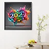 uk.everydayedeals (Limited Stock) Diamond Painting - Full Round - Colorful New Year 2024