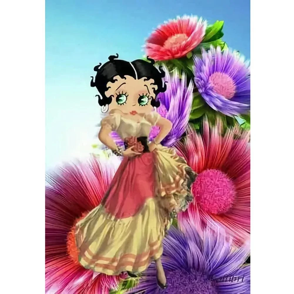 Full Round Diamond Painting Betty Boop (40*30cm)