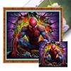 Spider Man Wall - 11CT Stamped Cross Stitch 50*45cm