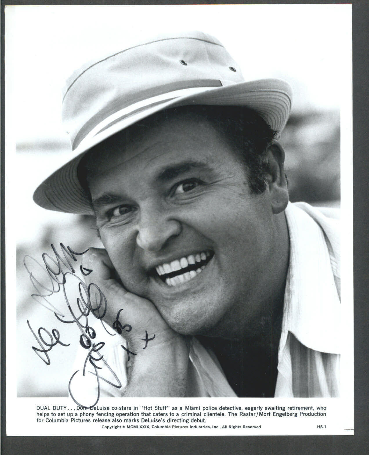 Dom DeLuise - Signed Autograph Movie Still - Hot Stuff