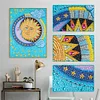Diamond Painting-DIY Full Crystal Rhinestone Sun Moon