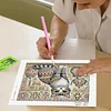 Diamond Painting-DIY Crystal Rhinestone Cat with Pattern