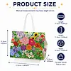 Diamond Tissue Organizer Exquisite Craftsmanship for Bathroom Bedroom Decor (Garden flowers)