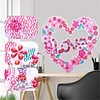 DIY Butterfly Bird Flower Bee Diamond Painting Crystal Hanging Wreath