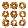 DIY Acrylic Special Shaped Diamond Painting Fall Wreath Ornament Hanging Kit