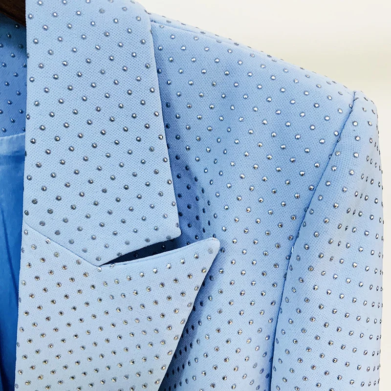 Nigikala Nigikala New Blingbling Highlights A Buckle Suit Corset Micro-Tlave Trousers Set