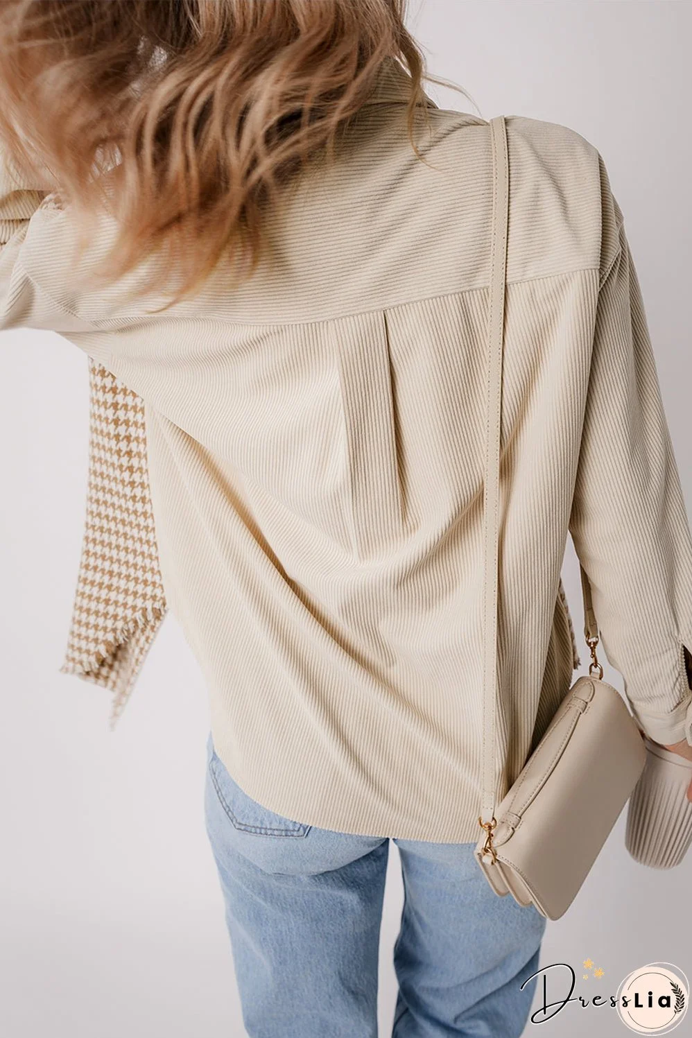 Houndstooth and Corduroy Shacket