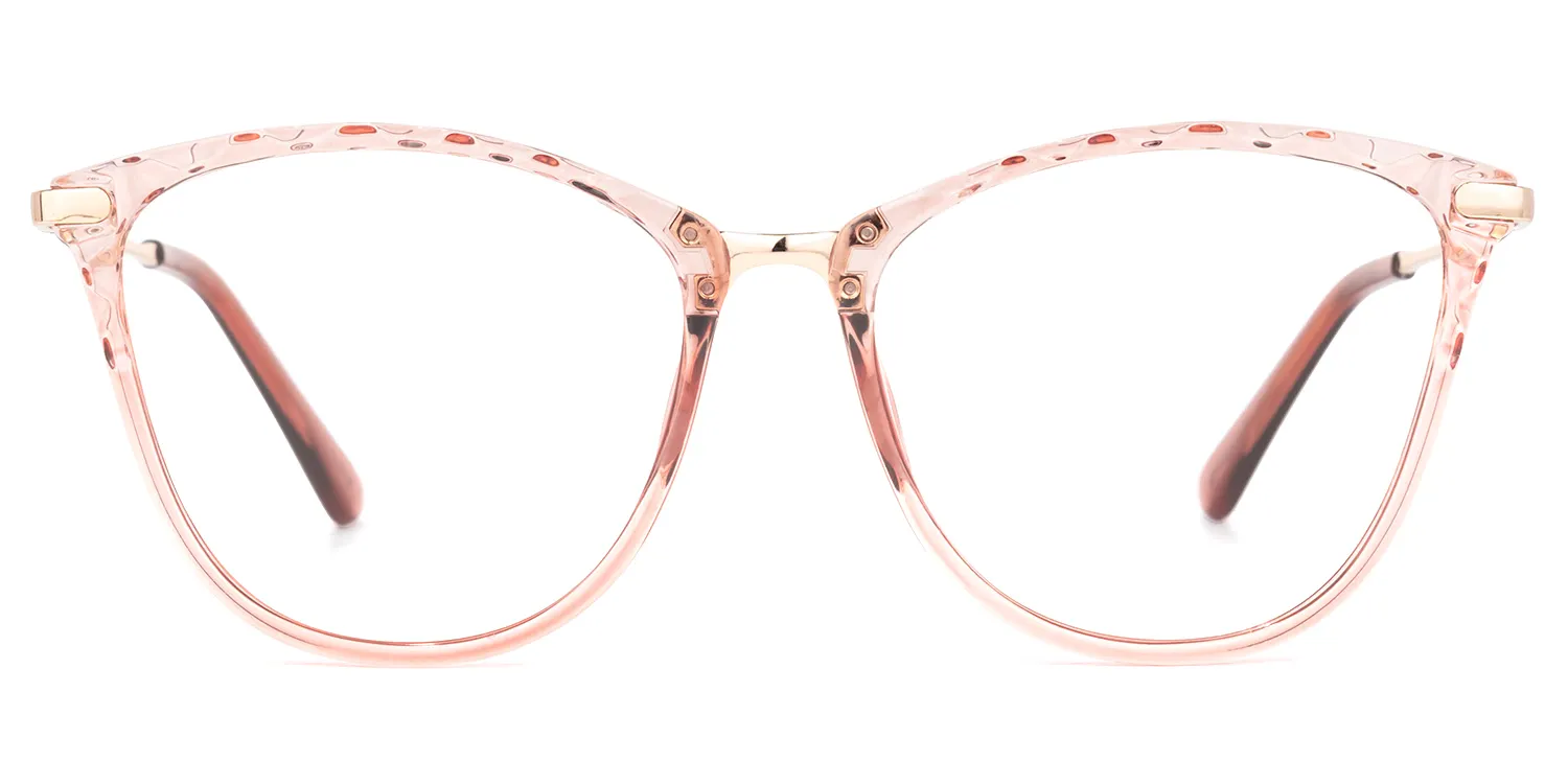 Vaughan Rosa Cateye Brille  Rosa