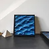 Big And Small Sea Simple Modern Niche High-End Wave Bedside Decoration Flat Mural Ornaments
