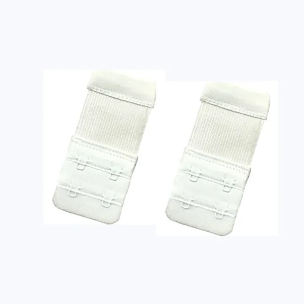 3PCS Bra Extender 2/3/4 Hooks Women Elastic Bra Extension Strap Hook Clip Intimates Adjustable Lengthened Buckle Bra Accessories
