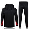 Joyfball 2024/2025 Liverpool Half-Pull Training Suit Black Hoodies