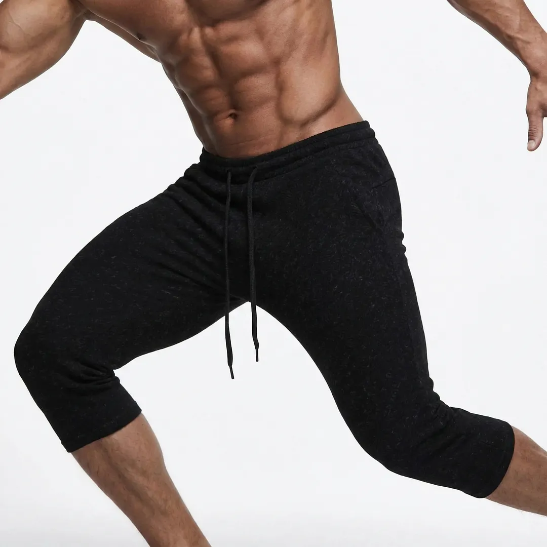 Men's Basic Casual 7/8 Length Pants-INSPIREUSE