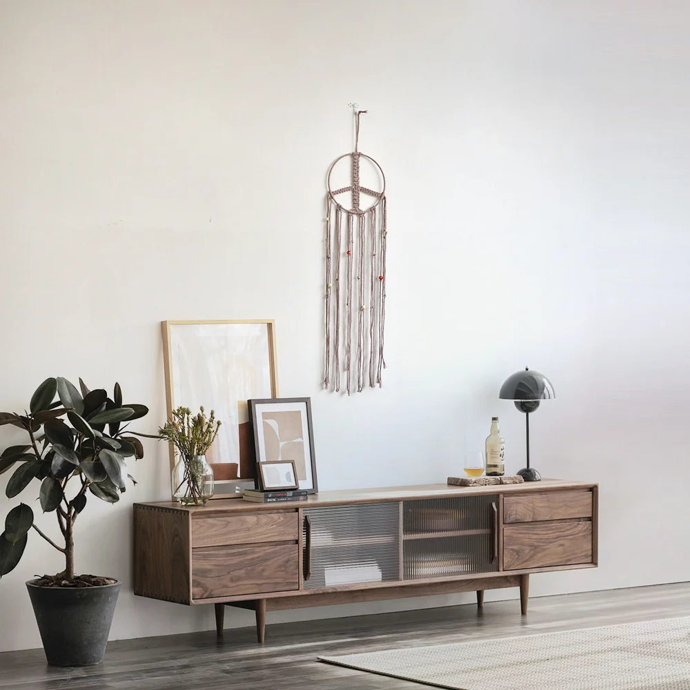 Sdrawing Sdrawing Nordic Style And Standard Cotton Rope Hand-Woven Tapestry Home Wall Decoration Background Wall Hanging Room Wall Decoration