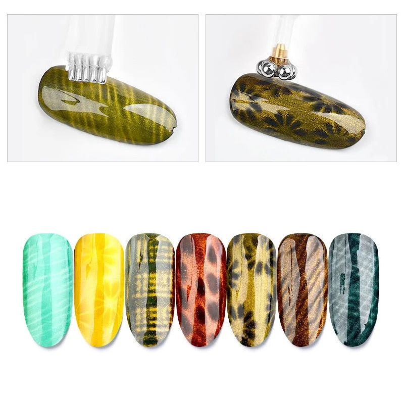 1pcs Nail Art Magnet Stick Cat Eye Effect Powerful Magnet Nail Tool Which Can Be Used To Polish The Nails with UV Gel for Cats
