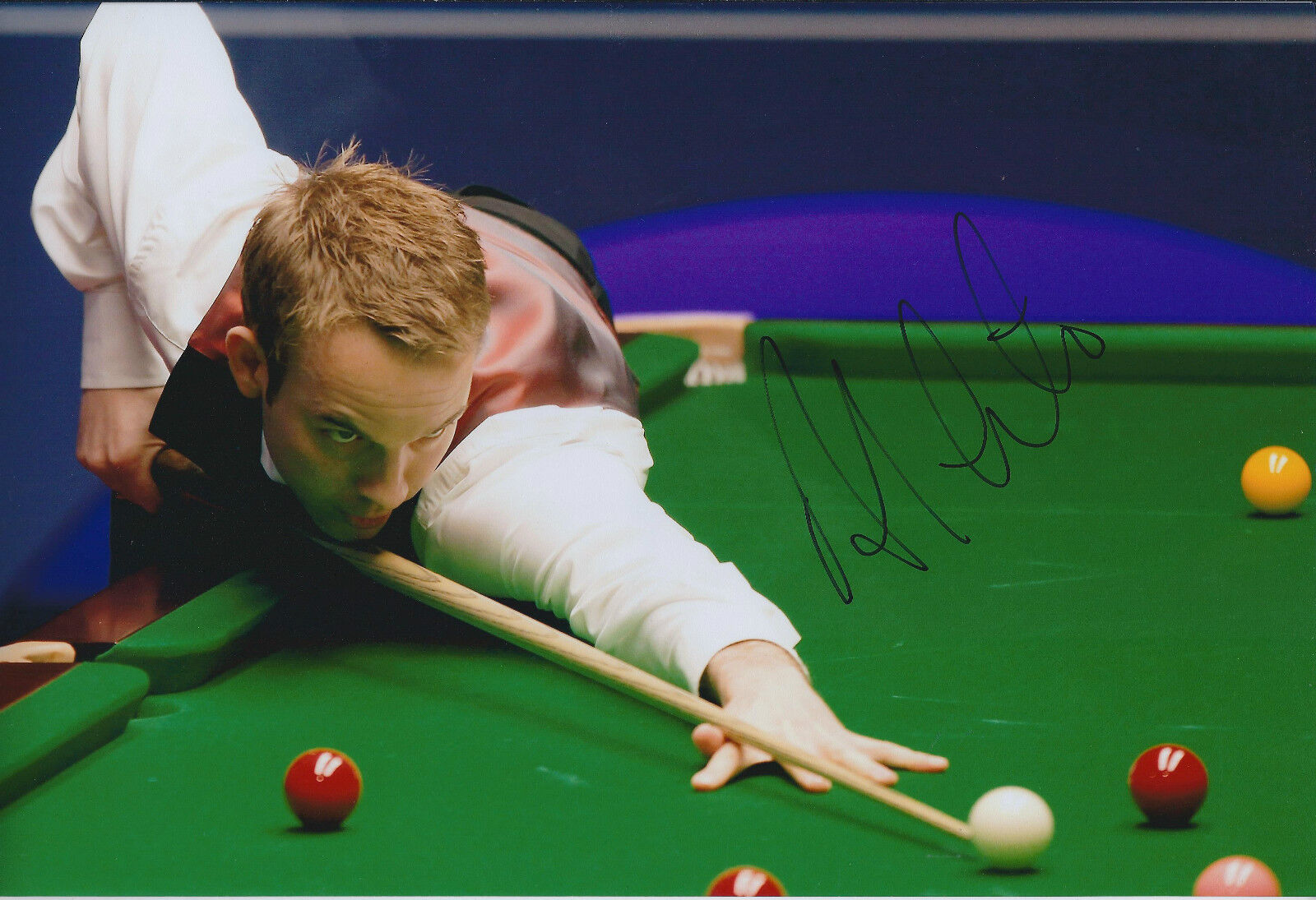 Ali CARTER AUTOGRAPH 12x8 Signed Photo Poster painting AFTAL COA SNOOKER Authentic RARE