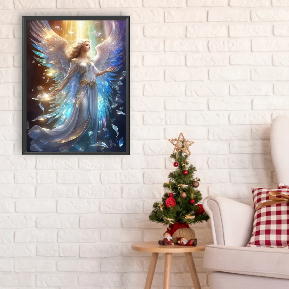 Diamond Painting - Full Round Drill - Winged Angel(Canvas|30*40cm)
