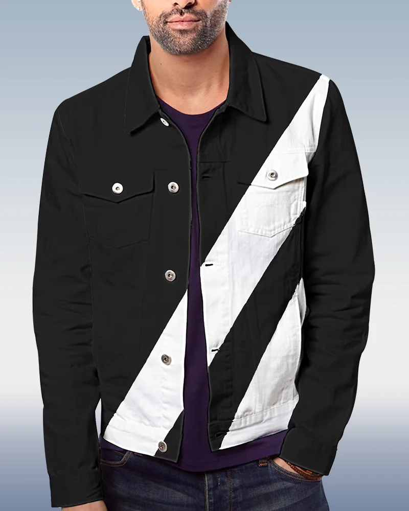 Men's Casual Twill Jacket 044