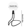 (US Only)5X Neck Wear Magnifying Glass 13cm for Reading Sewing Needlepoint (Black)