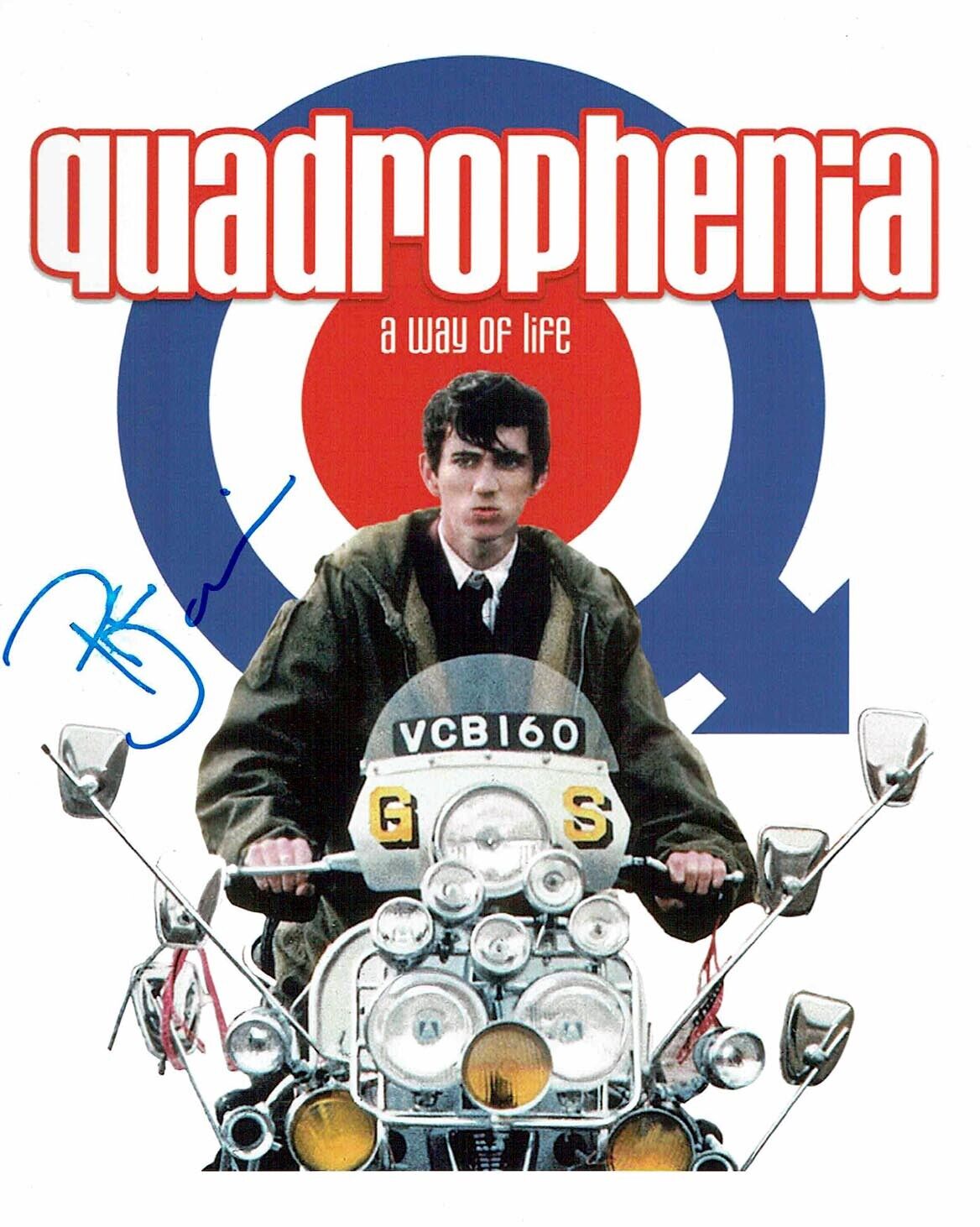 Phil DANIELS SIGNED Autograph QUADROPHENIA Jimmy MODS 10 x 8 Photo Poster painting AFTAL COA