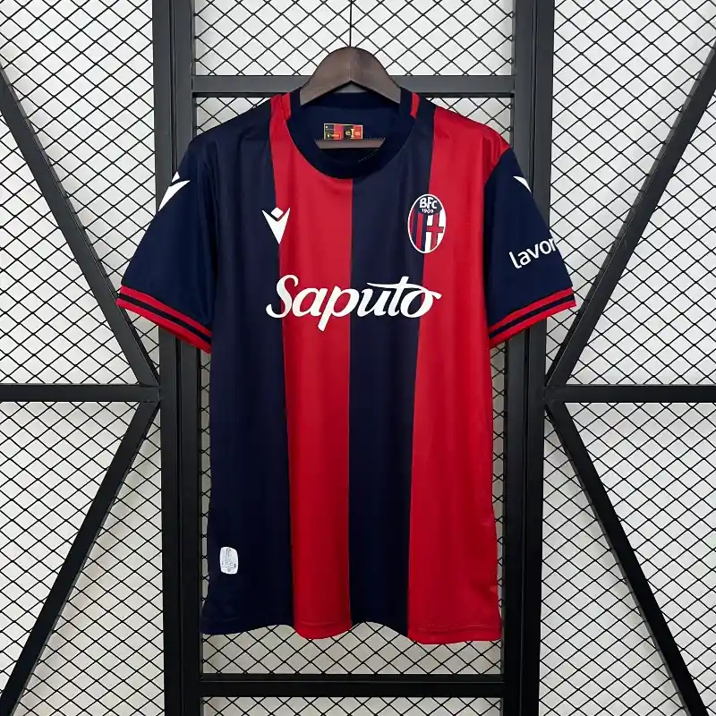 24/25 Bologna Soccer Jersey Home