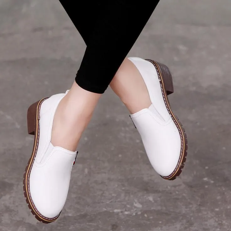 Comemore Women Ballet Flats Comfortable Low Heel Casual Fashion Lazy Shoes White Woman Loafers 2022 Summer Footwear for Woman 42