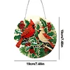 Diamond Painting Cardinal Pendant